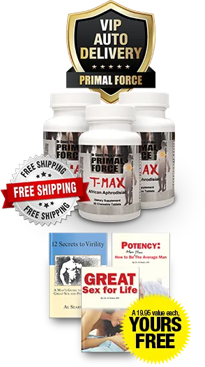 Dr. Al Sears MD recommending Primal Force T-Max African Aphrodisiac supplement